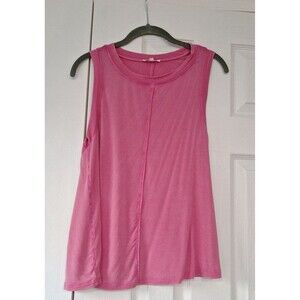 Maurices Womens M Pink Tank Top Sleeveless Scoop Neck Super Soft Shirt